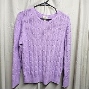 ST. John's Bay Womens PLX lavender Sweat